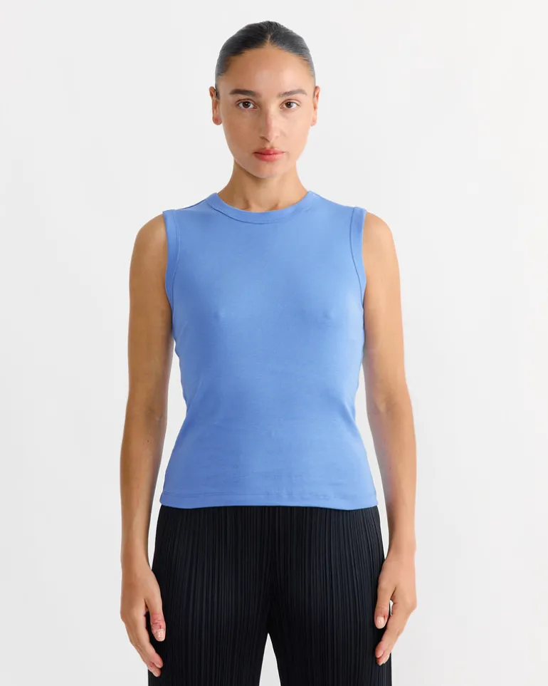 Esme Tank in Flore Blue