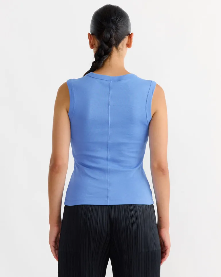 Esme Tank in Flore Blue