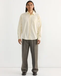 Executive Shirt in Faded Yellow