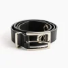 Eyelet Belt in Black