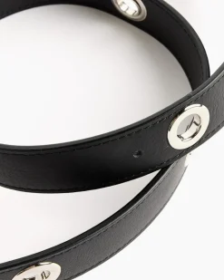Eyelet Belt in Black