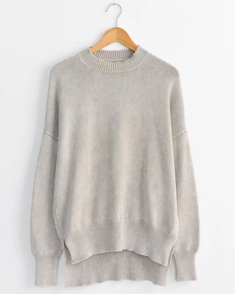 Fade Crewneck in Washed Clay