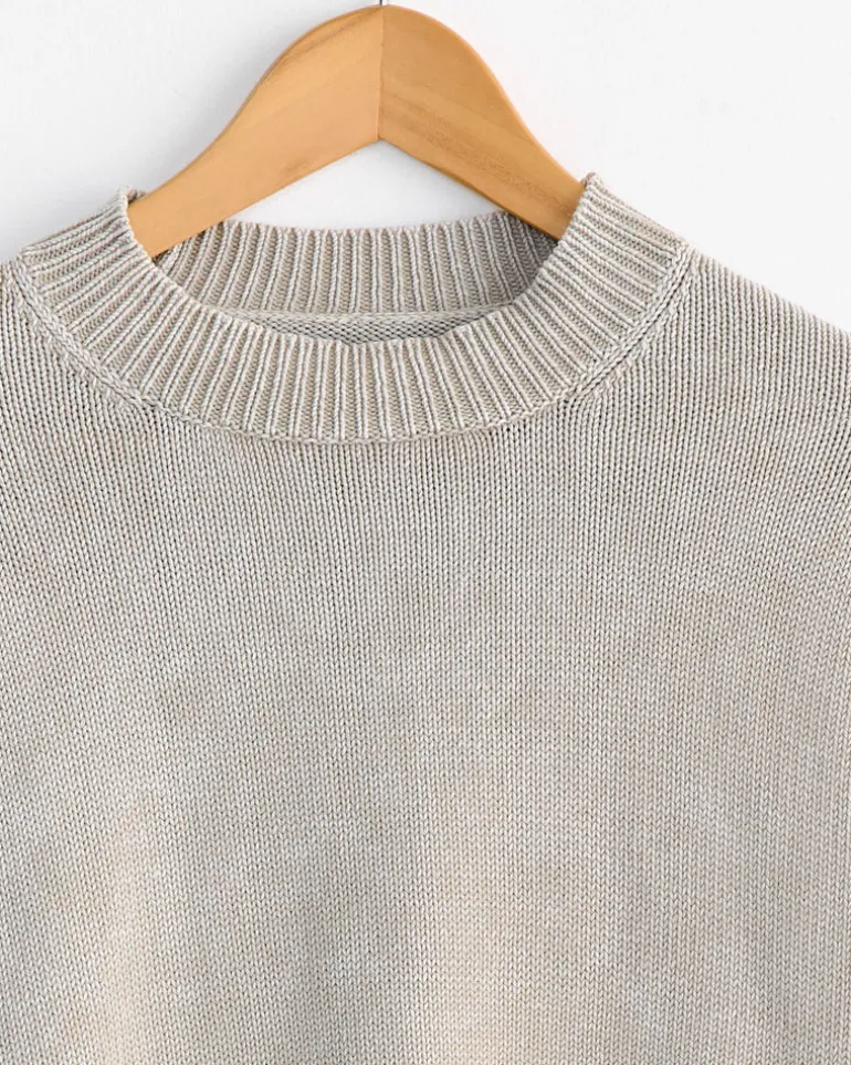Fade Crewneck in Washed Clay