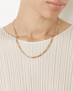 Figaro Chain in 14K Plated Brass