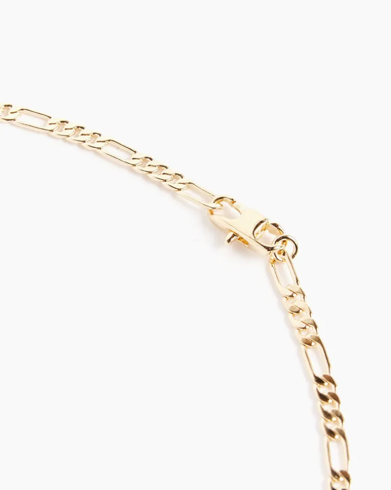 Figaro Chain in 14K Plated Brass