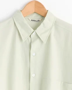 Finx Twill Big Shirt in Light Green
