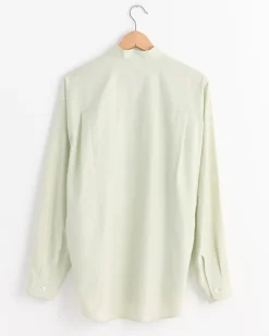 Finx Twill Big Shirt in Light Green