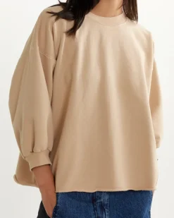 Fond Sweatshirt in Beige