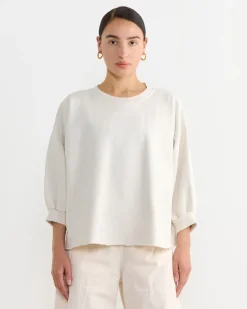 Fond Sweatshirt in Dirty White