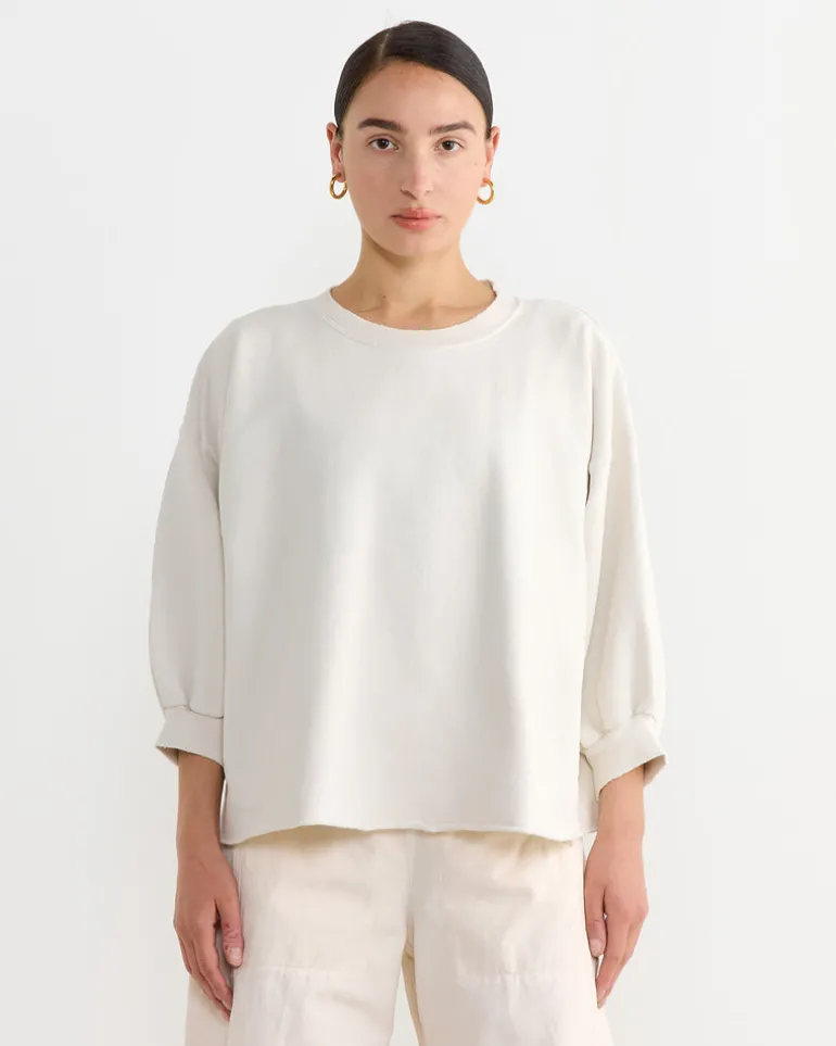 Fond Sweatshirt in Dirty White