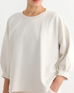 Fond Sweatshirt in Dirty White