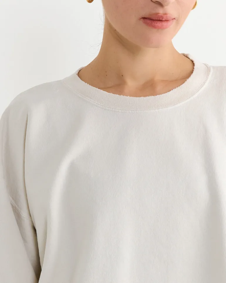 Fond Sweatshirt in Dirty White
