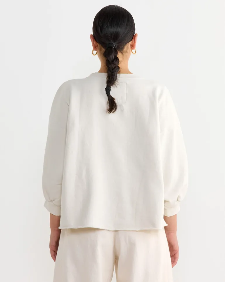 Fond Sweatshirt in Dirty White