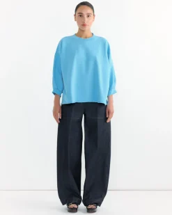 Fond Sweatshirt in Sky Blue