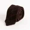 Formal Tie in Chestnut Stripe