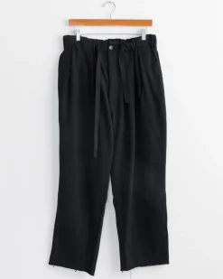 French Terry Baggy Trouser in Black