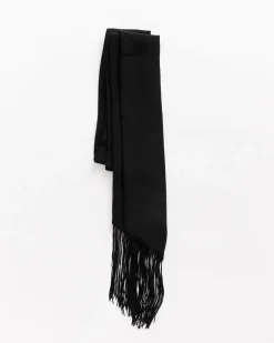 Fringe Scarf in Black