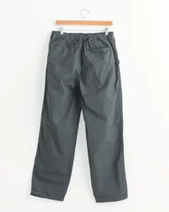 Garment Dye 2 Tuck Pant in Green Charcoal