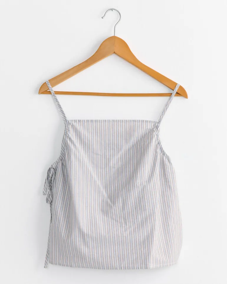 Gathered Top in Seas Stripe