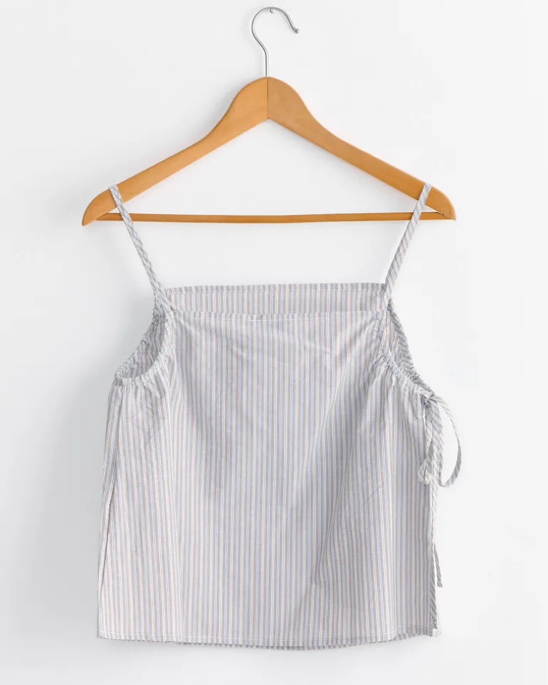 Gathered Top in Seas Stripe