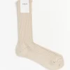 Giza High Gauge Socks in Beige
