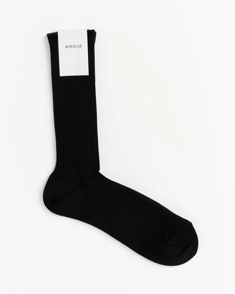 Giza High Gauge Socks in Black