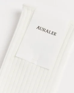 Giza High Gauge Socks in White