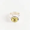 Grand Ring in Sterling Silver/Lemon Topaz