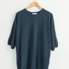 Half Sleeve Knit Shirt in Dusty Blue