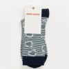 Hand Jelly Transparent Socks in Blue