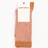 Handsome Hands Socks in Brown Pink