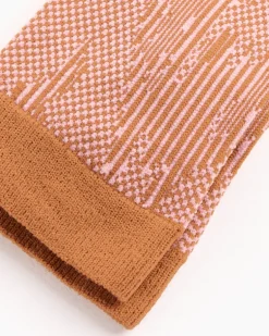 Handsome Hands Socks in Brown Pink