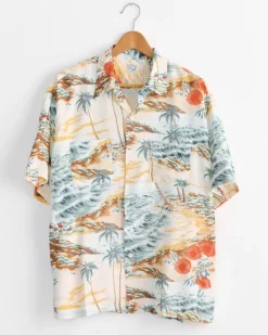 Hawaiian Shirt in Ecru