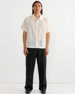 Holiday Shirt in Sheer Floral
