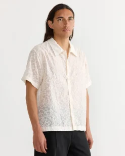 Holiday Shirt in Sheer Floral