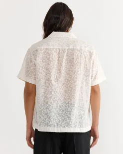 Holiday Shirt in Sheer Floral
