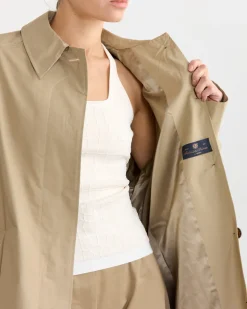 Holin Coat in Tan