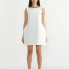 Hourglass Mini Dress in White