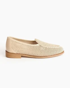 Jacques New Loafer in Fishnet Ecru