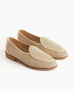 Jacques New Loafer in Fishnet Ecru