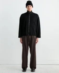 Jazz Pant Wool Gabardine in Brown Mélange
