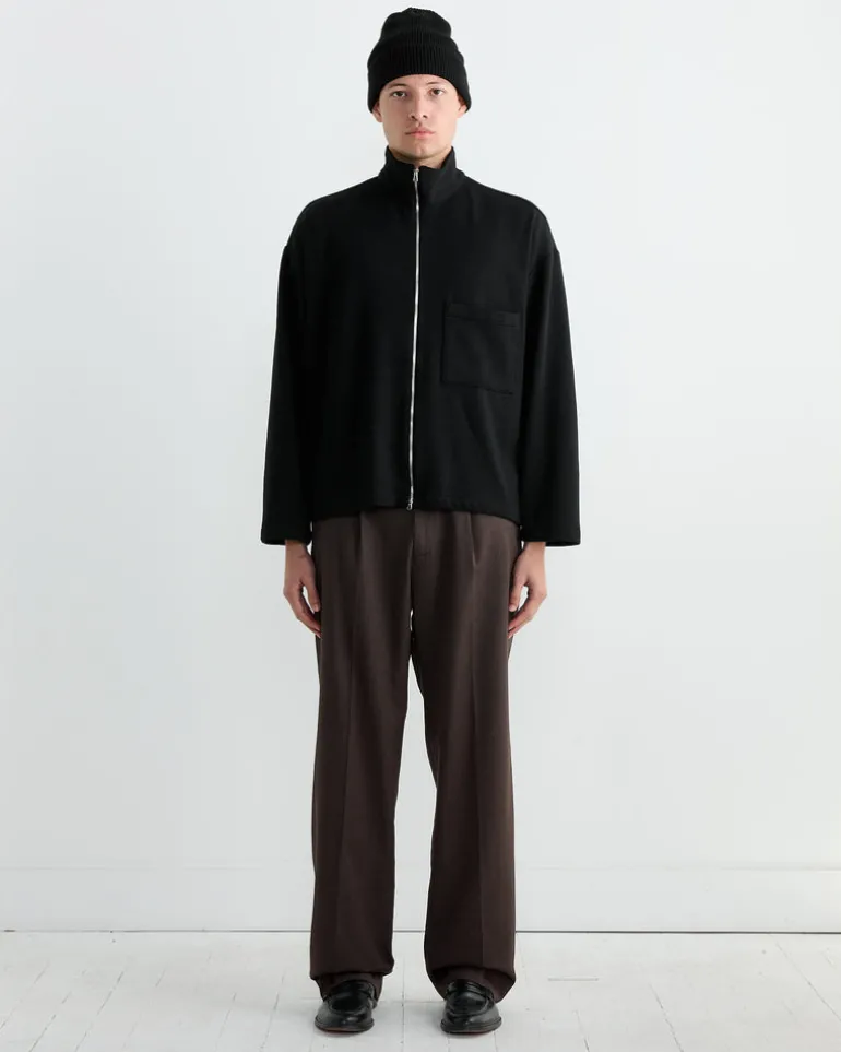 Jazz Pant Wool Gabardine in Brown Mélange