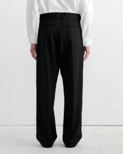 Jazz Pant Wool Gabardine in Black
