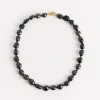 Jean Necklace in Black/Gold
