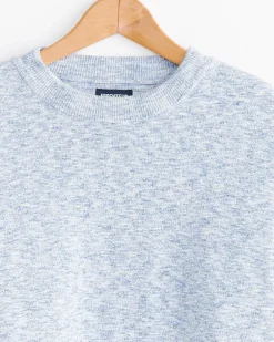 Jog Round Neck Sweater in White