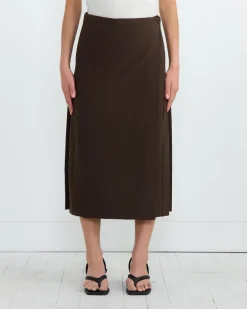 Kari Skirt in Dark Khaki