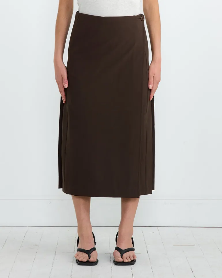 Kari Skirt in Dark Khaki