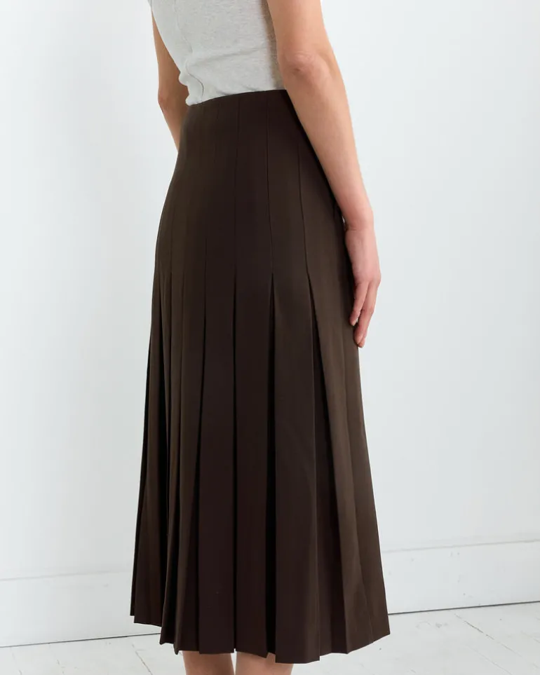 Kari Skirt in Dark Khaki