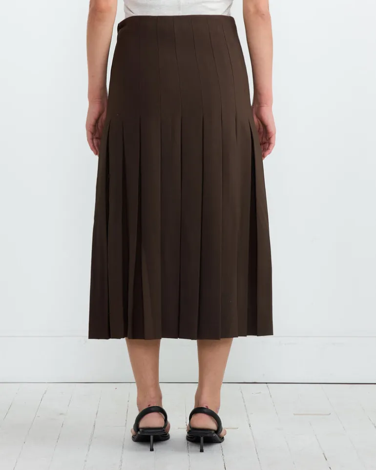 Kari Skirt in Dark Khaki