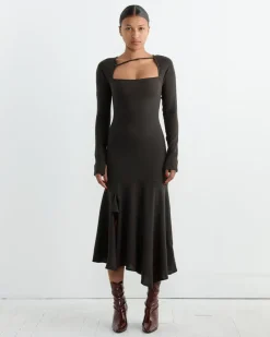 Kira Dress in Khaki
